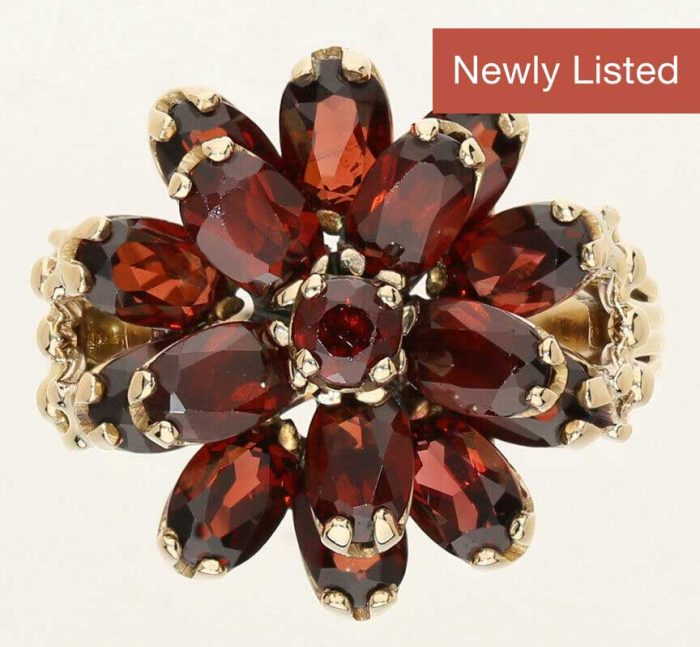 garnet-floral-cocktail-ring-newly-listed